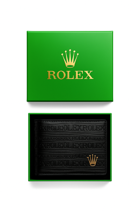 Portefeuille Noir Gravure Prestige