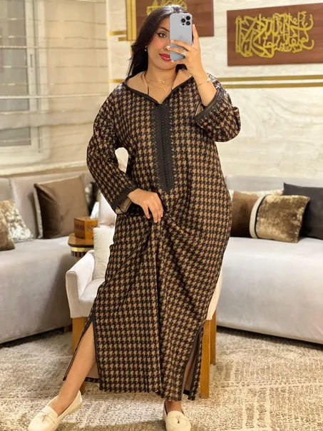 جلابة فلسطينية بتوب صوفة راقية