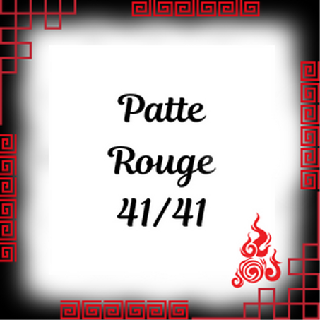 Patte Rouge 41/41