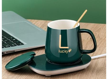 كوب تسخين  قهوة او الشاي محمول مصنوع من السيراميك