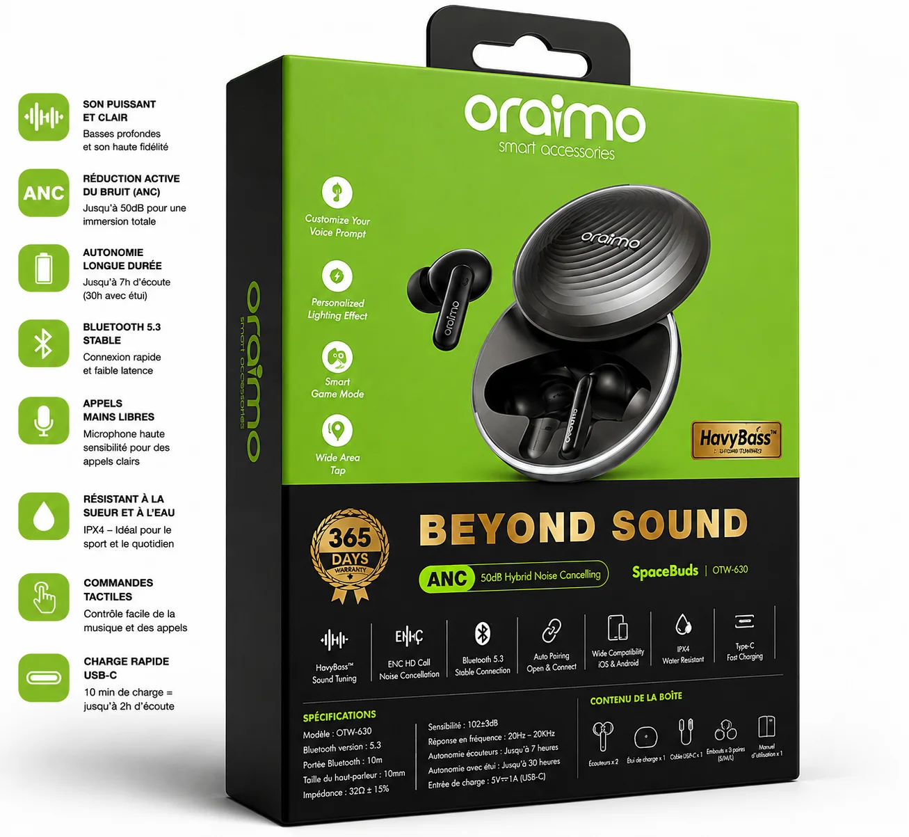 Oraimo SpaceBuds OTW-630