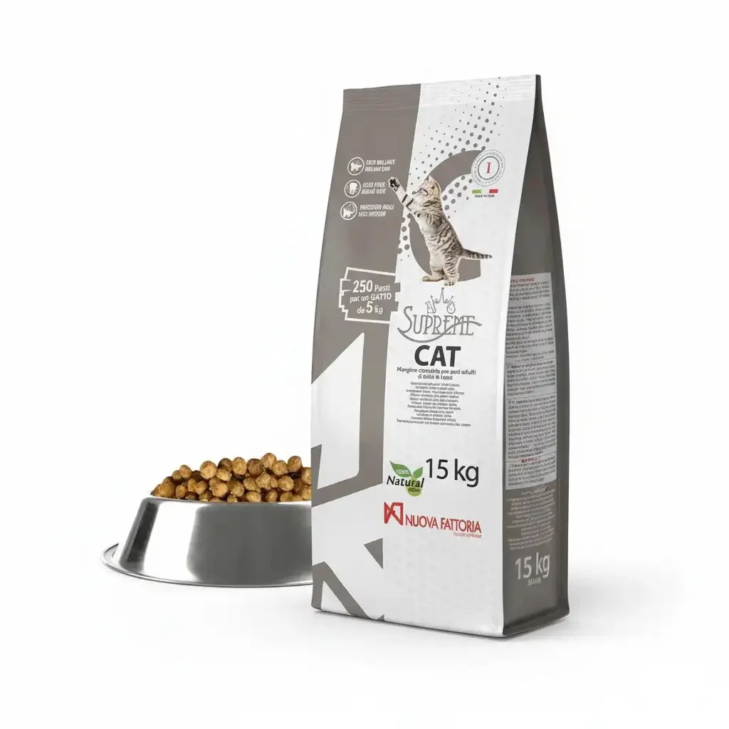 Supreme Cat – Croquettes pour Chat Adulte 15 kg (Nuova Fattoria)
