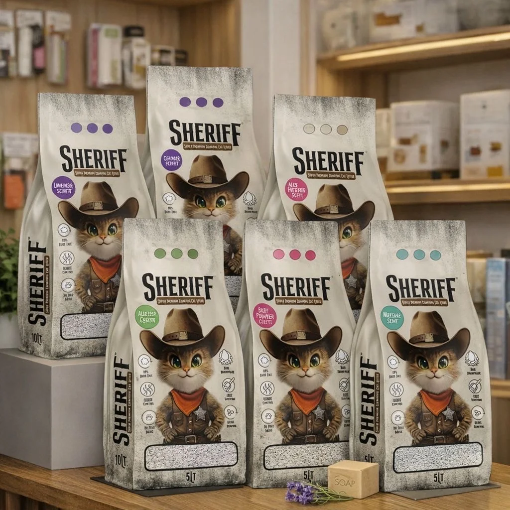 Sheriff Baby Powder – Litière Agglomérante Premium pour Chat