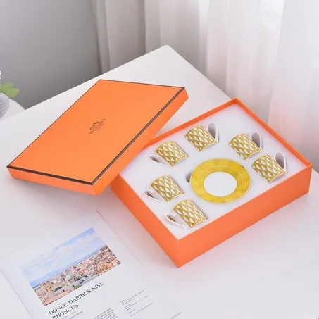 A set of coffee cups from Hermes