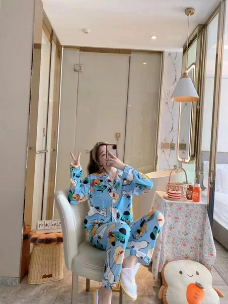 Beautiful and elegant women's pajamas