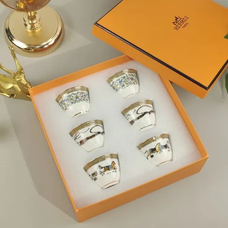 6 pieces of coffee cup set