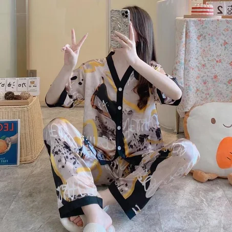 Beautiful and elegant women's pajamas