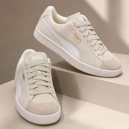 حذاء Puma Suede الأصلي - لون بيج فاخر