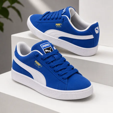 حذاء Puma Suede الأصلي - لون أزرق ملكي