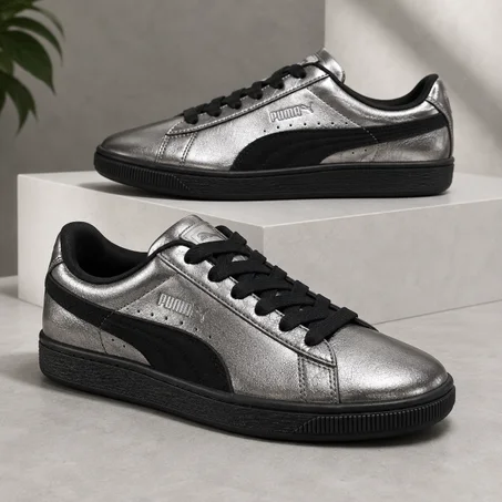 حذاء Puma الأصلي - لون فضي ميتاليك