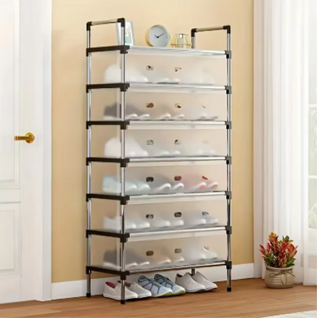 منظم الأحذية الشفاف