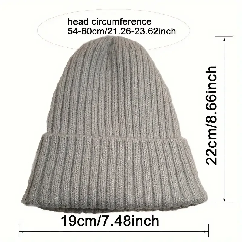 Pack 5 Bonnets Élégants  en Tricot Élastique