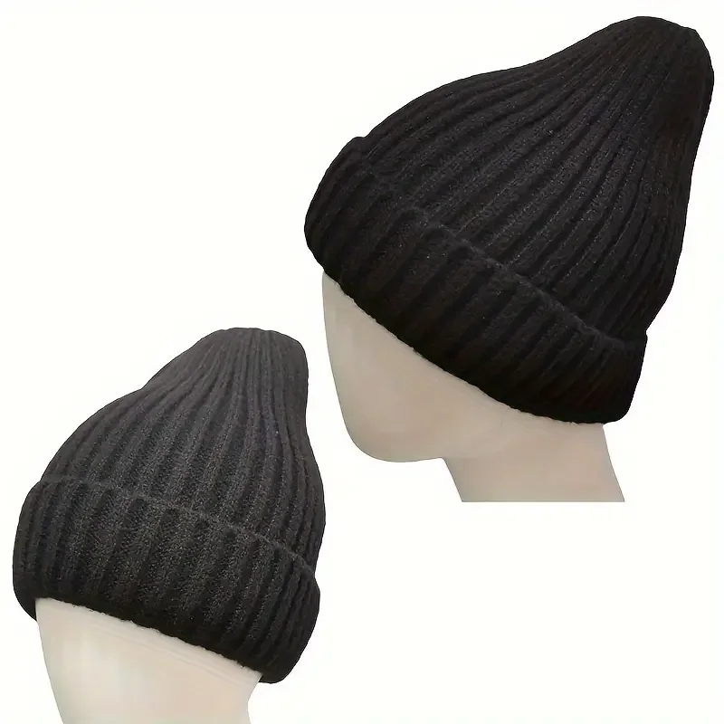 Pack 5 Bonnets Élégants  en Tricot Élastique