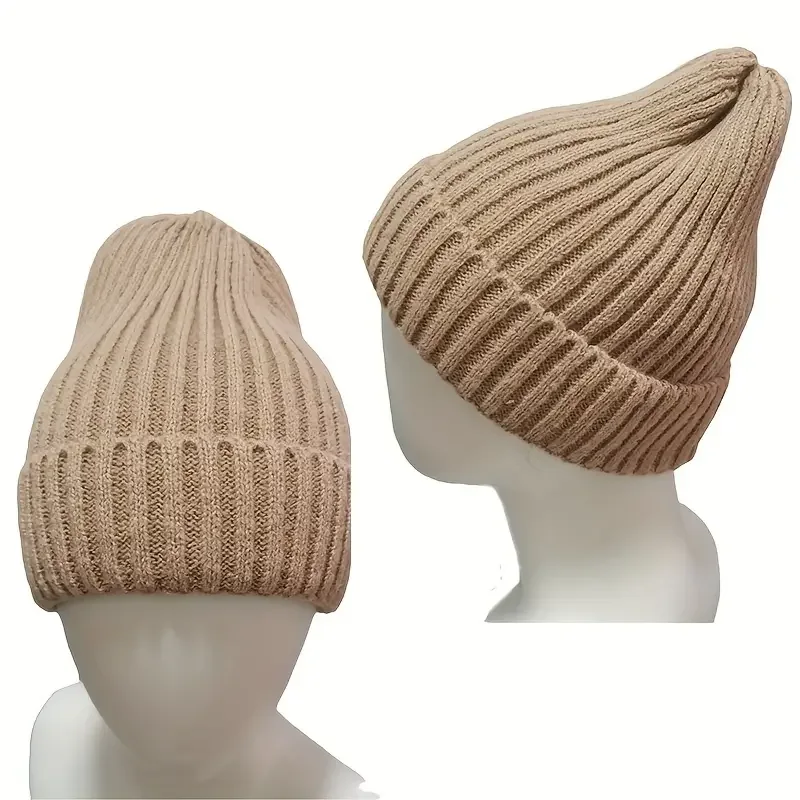 Pack 5 Bonnets Élégants  en Tricot Élastique