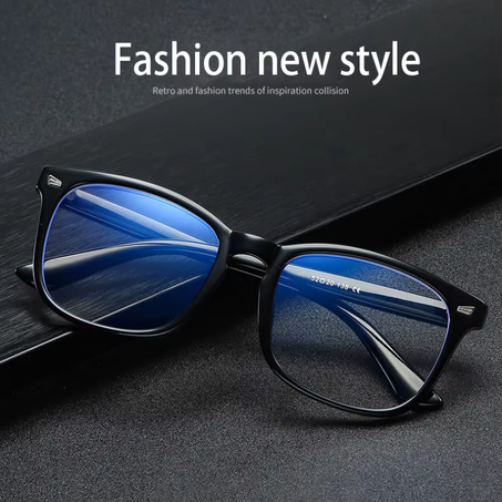نظارات قراءة آمنة بصرية جديدة للرجال والنساء جميلة موضة شعبية مضادة للضوء الأزرق 2025
