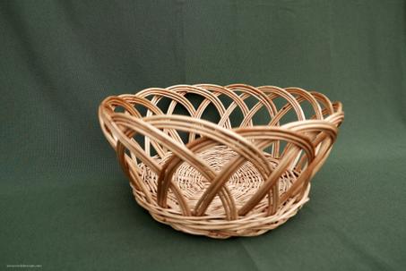 سلة فاكهة مرنة، سلال خبز مصنوعة يدويًا، قابلة للتعديل