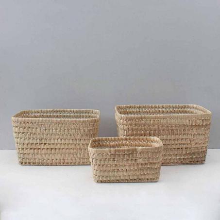 سلة تخزين سعف النخيل