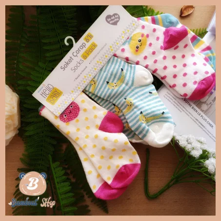 LOT DE 6 PAIRES DE CHAUSSETTES