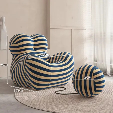 Canapé compressé "bras de maman" 118/102/92cm