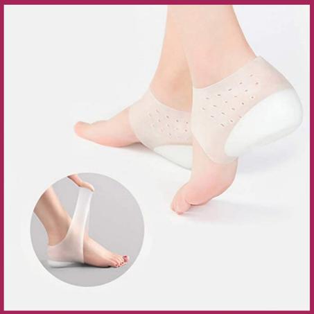 The invisible insole increase height كعب السلكون الشفاف