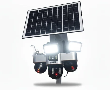 كاميرا بالطاقة الشمسية ثلات عدسات متحركة