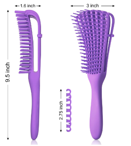 فرشاة فك الشعر المتشابك للبالغين والأطفال