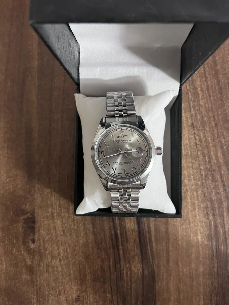 Rolex Silver Luxe  Numéro Arabe Master Qualité