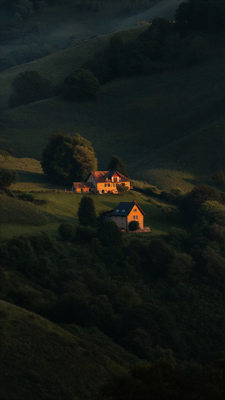 Life among the hills 4K video