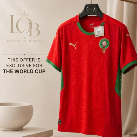 Maillot Maroc Premium Rouge & Vert