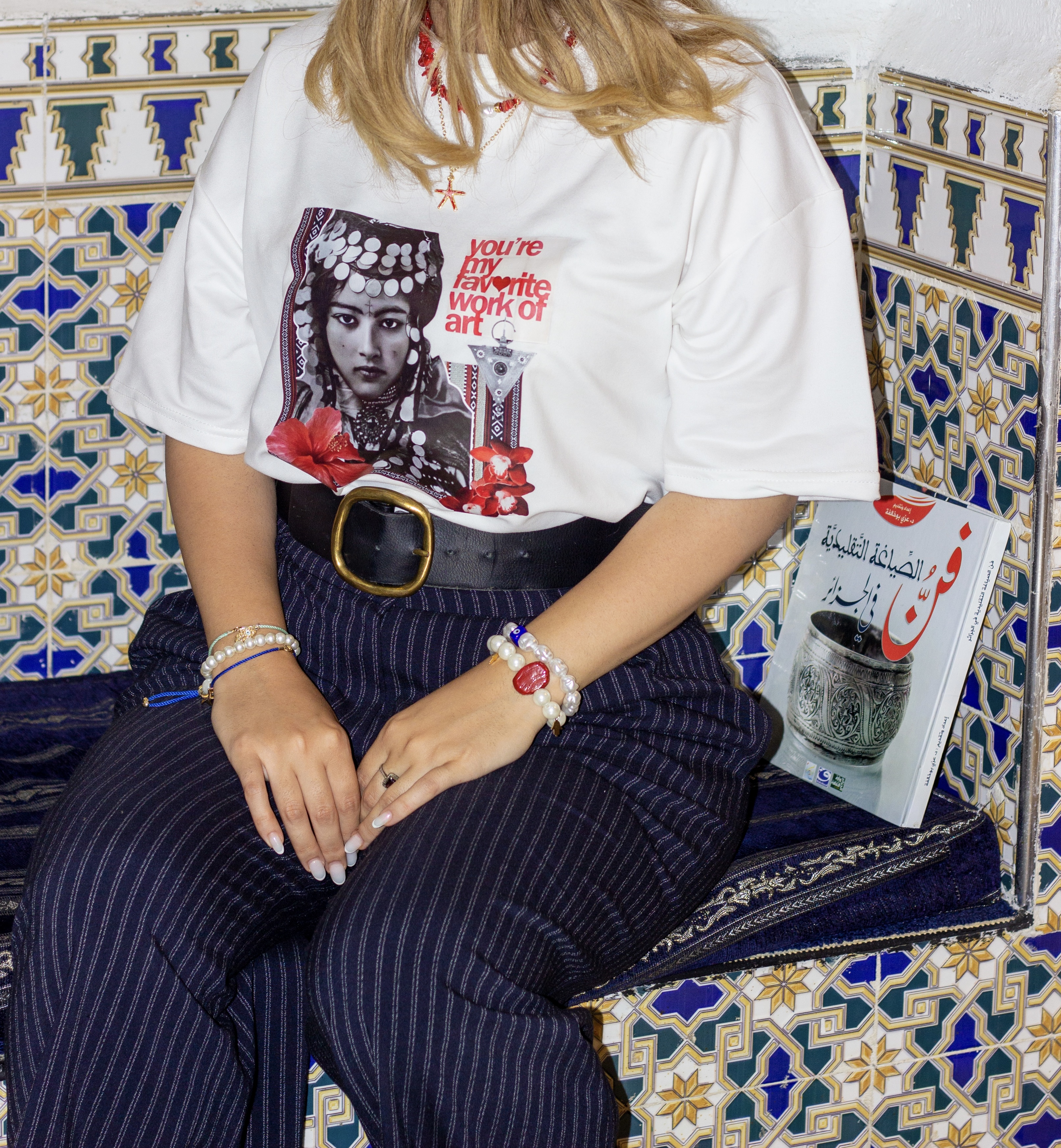 T-shirt Nailia 100% coton