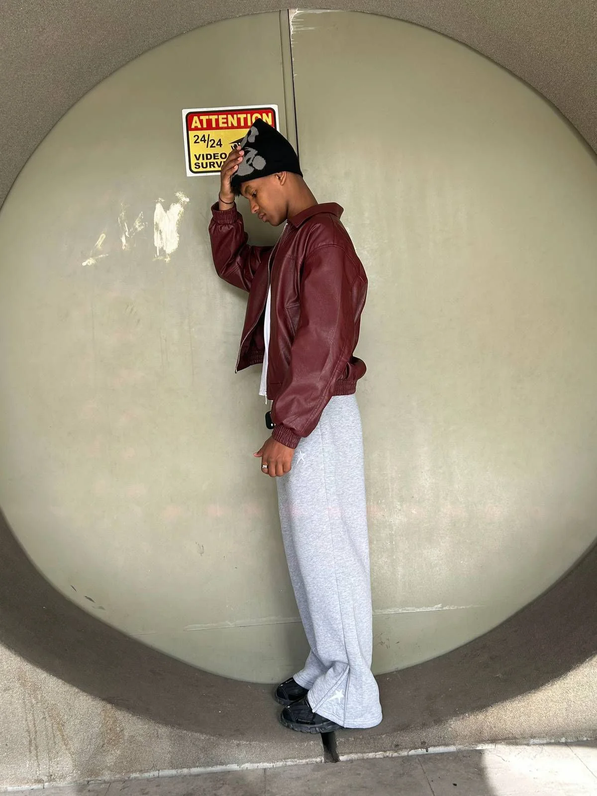 3ZR Wide-Leg Sweatpants – Grey