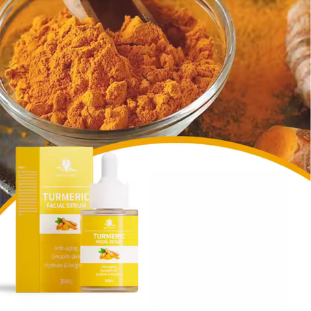 سيروم تفتيح الوجه بالفيتامين C  و الكركم الطبيعي