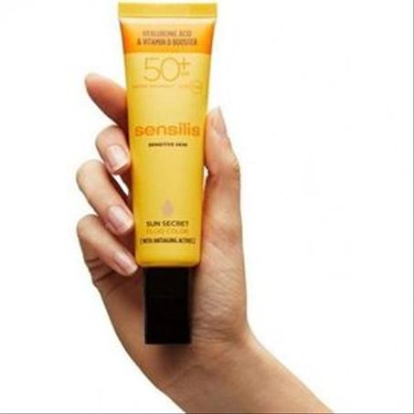 Sensilis Sun Secret Fluid Teinte Anti Age SPF50