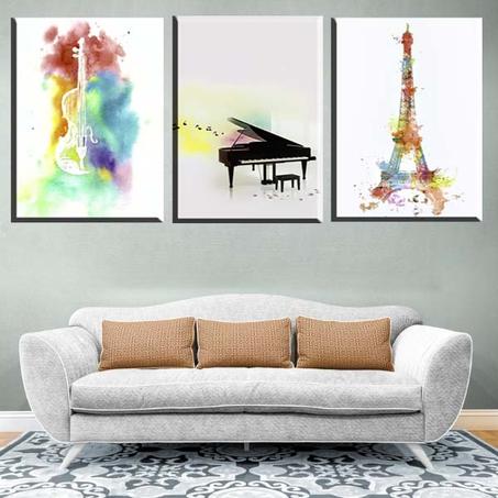 لوحة حائطية تتكون من ثلاثة أجزاء