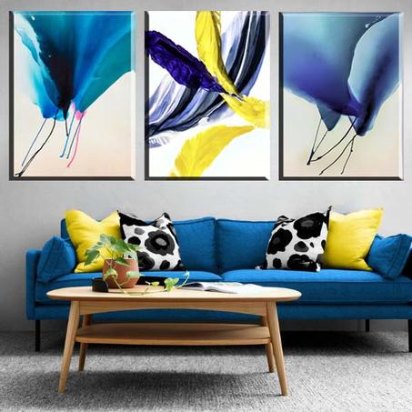 لوحة حائطية تتكون من ثلاثة أجزاء