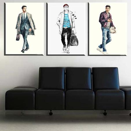 لوحة حائطية تتكون من ثلاثة أجزاء