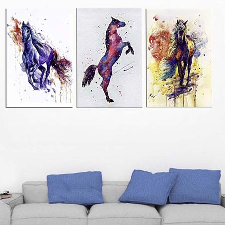 لوحة حائطية تتكون من ثلاثة أجزاء