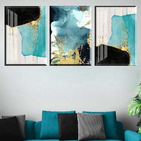 لوحة حائطية تتكون من ثلاثة أجزاء