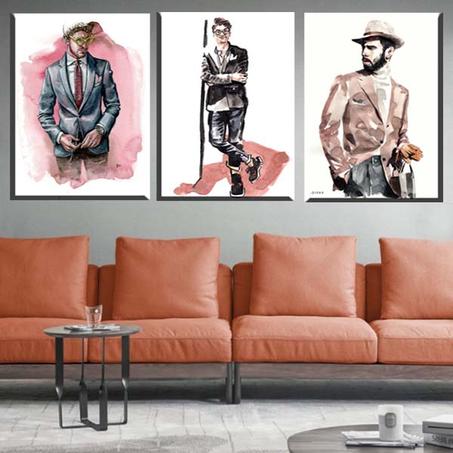 لوحة حائطية تتكون من ثلاثة أجزاء