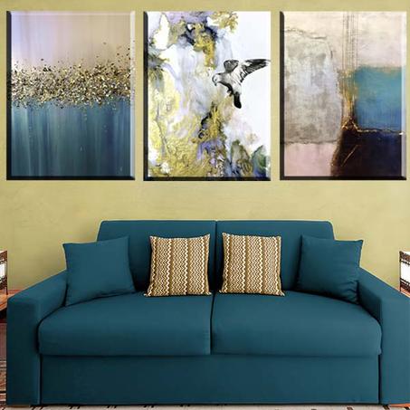 لوحة حائطية تتكون من ثلاثة أجزاء