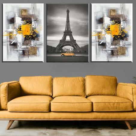 لوحة حائطية تتكون من ثلاثة أجزاء