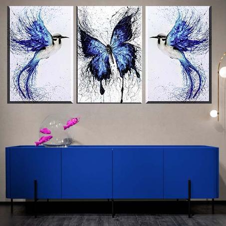 لوحة حائطية تتكون من ثلاثة أجزاء