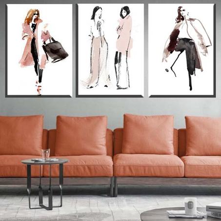 لوحة حائطية تتكون من ثلاثة أجزاء