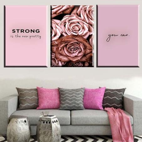 لوحة حائطية تتكون من ثلاثة أجزاء