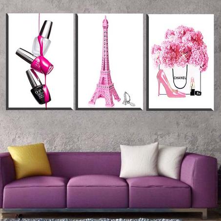 لوحة حائطية تتكون من ثلاثة أجزاء