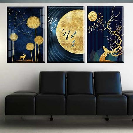 لوحة حائطية تتكون من ثلاثة أجزاء