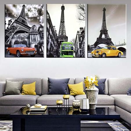 لوحة حائطية تتكون من ثلاثة أجزاء