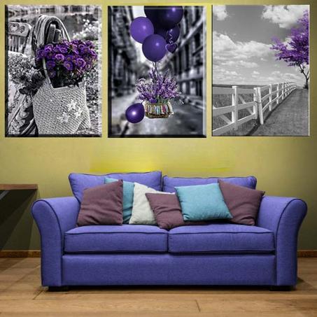 لوحة حائطية تتكون من ثلاثة أجزاء