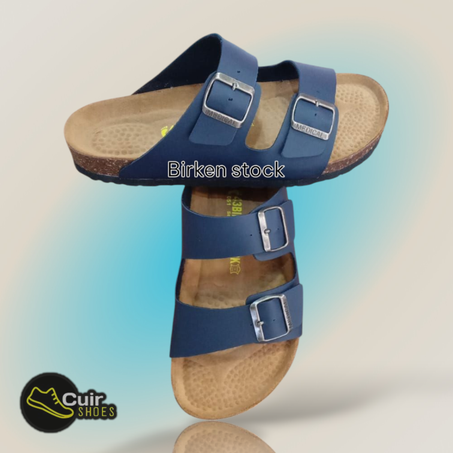 صنادل رجالية مريحة عالية الجودة، لون أزرق