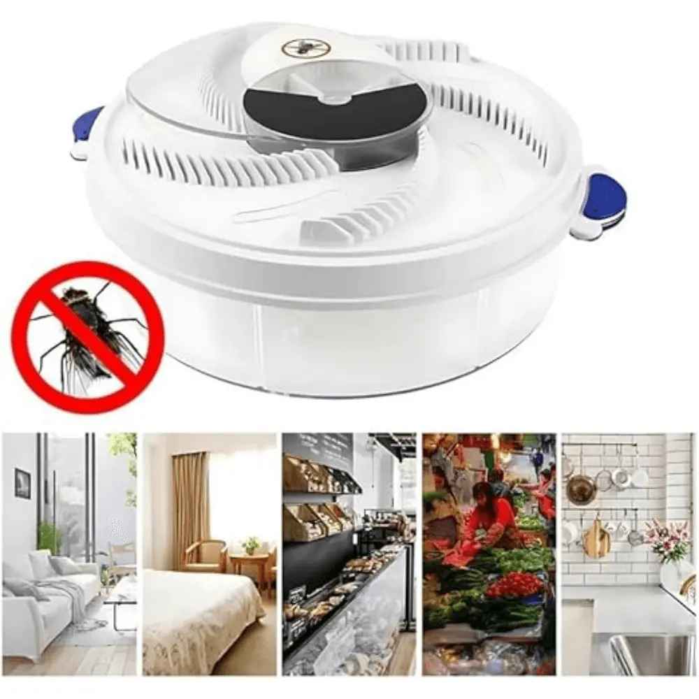 DropTrap™ – Attrape-Mouches Électrique Intelligent Sans Produits Chimiques